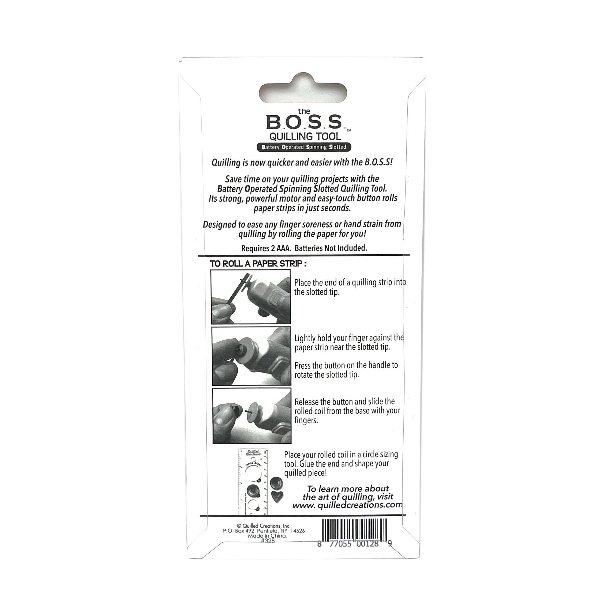 Quilled Creations™ BOSS™ Quilling Tool